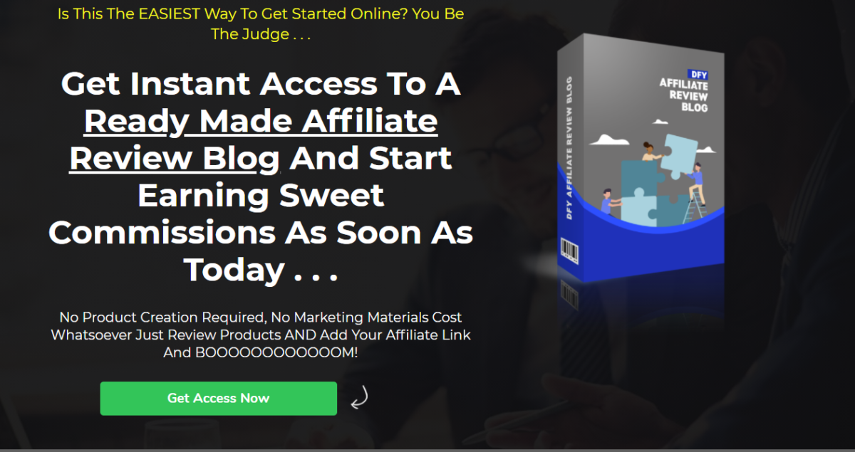 DFY Affiliate Blog Review Software Giveaway